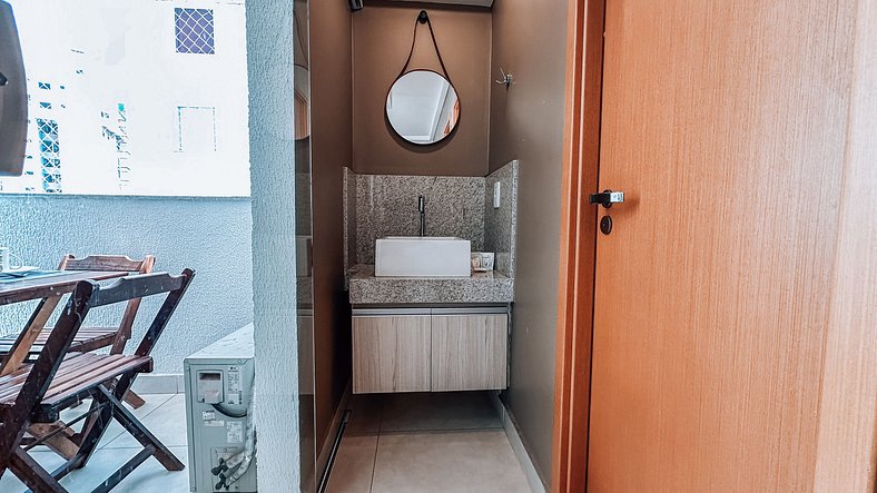 Apartamento confortável de 1 Quarto